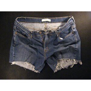 LEVIS 515 CUTOFF JEAN SHORTS Cut Off Womans 12M Blue Denim Red Tab Daisy Dukes
